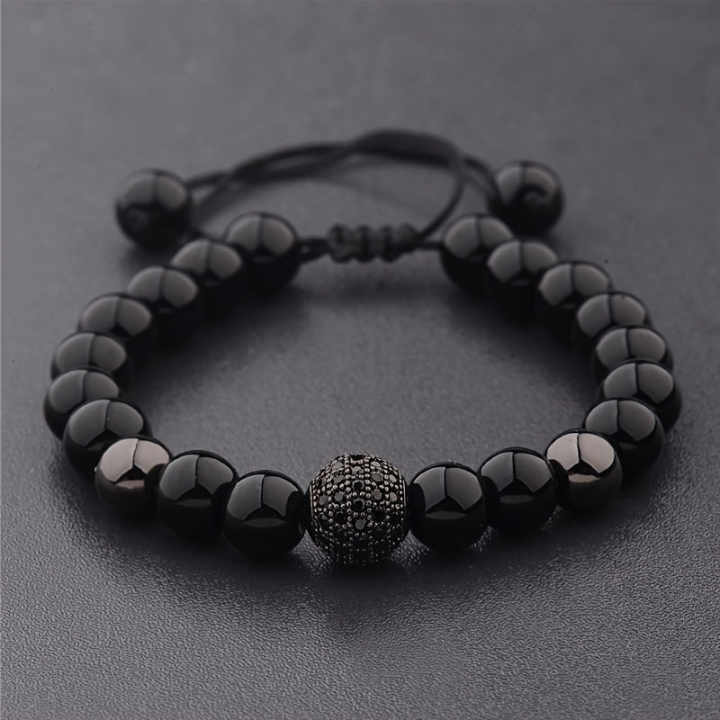 Pulseira de Miçanga Metálica - Conquistador