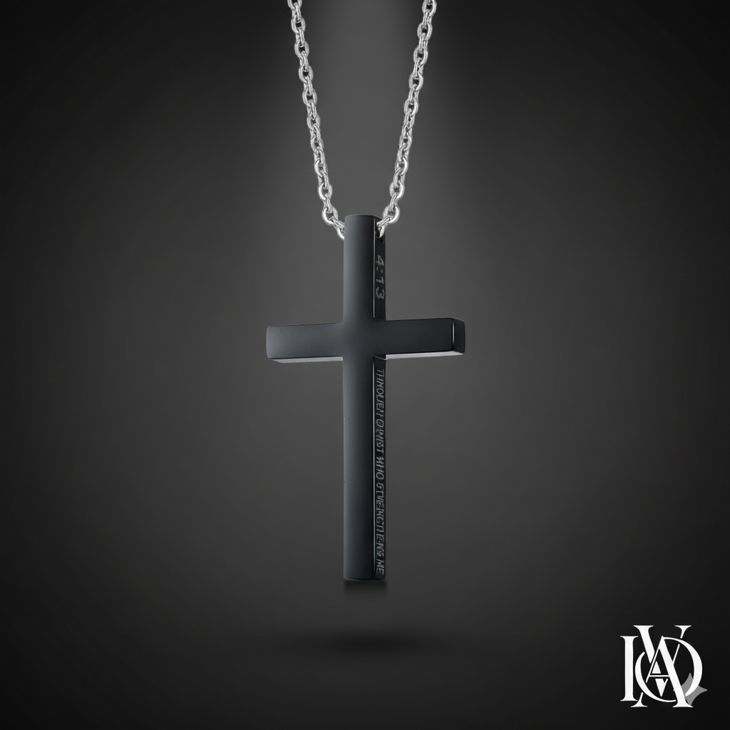 Colar Masculino - Cruz Sagrada de Deus