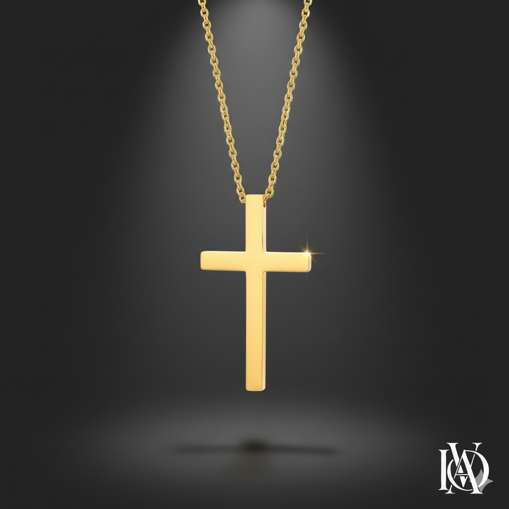 Colar Masculino - Cruz Sagrada de Deus