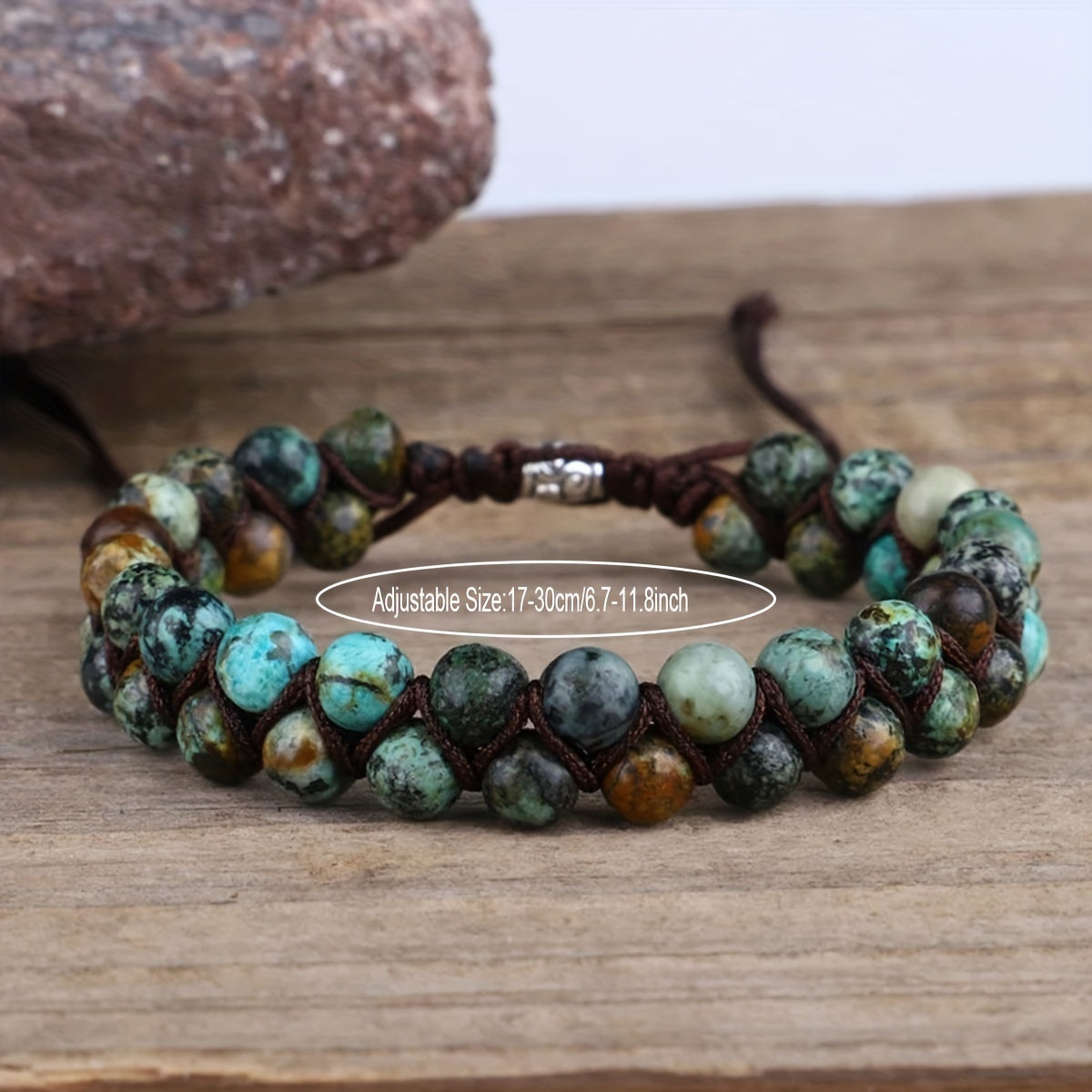 Pulseira Miçanga Trançada - O Solo Africano