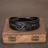 Pulseira de Couro Masculina - Infinidade