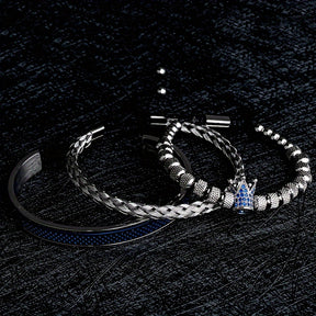 Pulseira Metálica - Coroa do Monarca