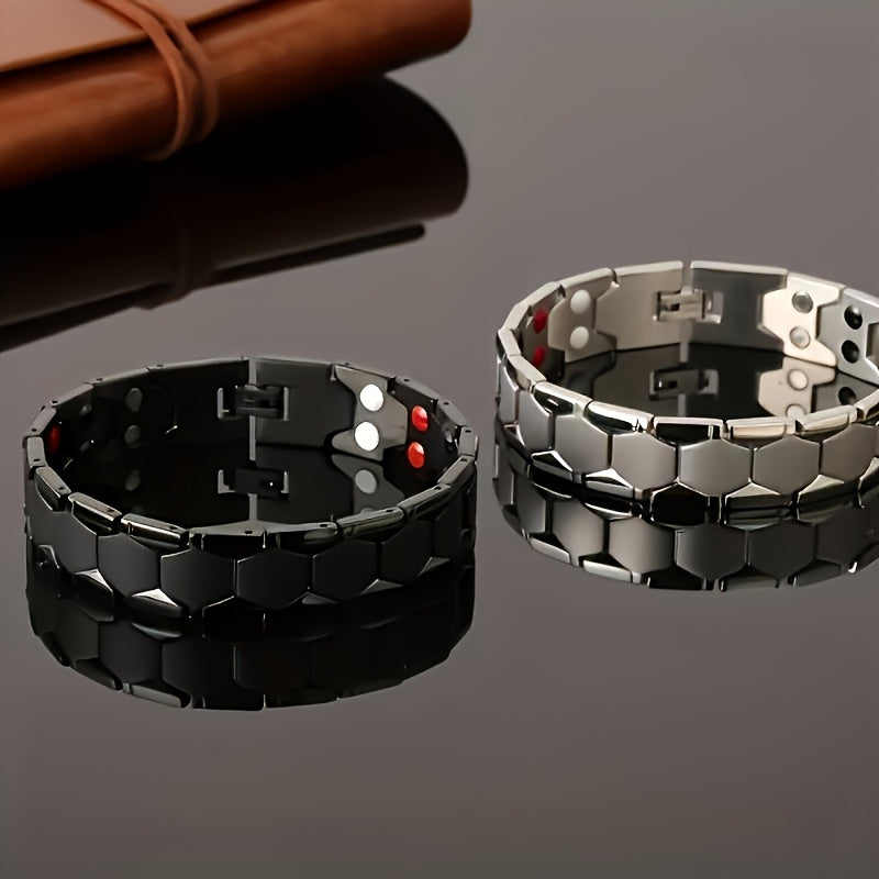 Pulseira Metálica Magnética - Warior's Shield