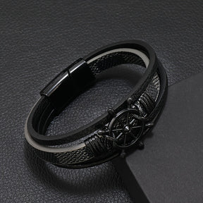 Pulseira de Couro - O Bucaneiro