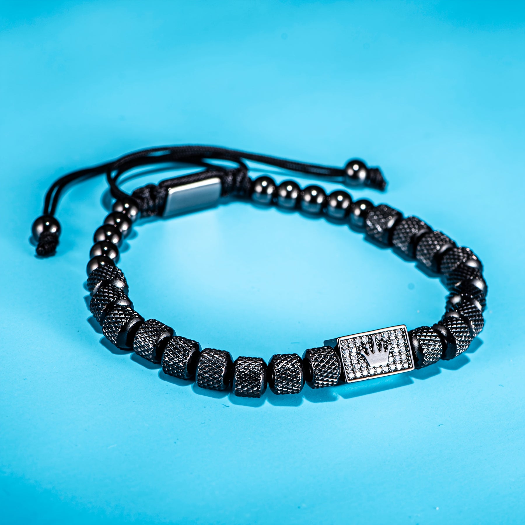 Pulseira Miçanga Metálica - Príncipe Herdeiro