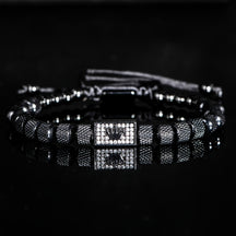 Pulseira Miçanga Metálica - Príncipe Herdeiro