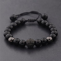 Pulseira de Miçanga Metálica - Conquistador