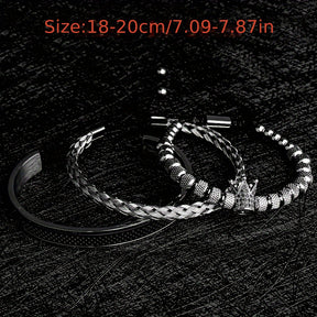 Pulseira Metálica - Coroa do Monarca