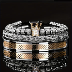 Pulseira Metálica - Coroa do Monarca