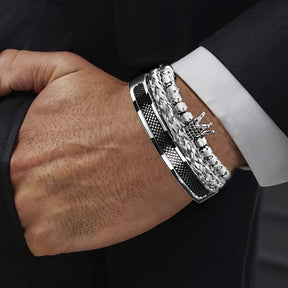 Pulseira Metálica - Coroa do Monarca