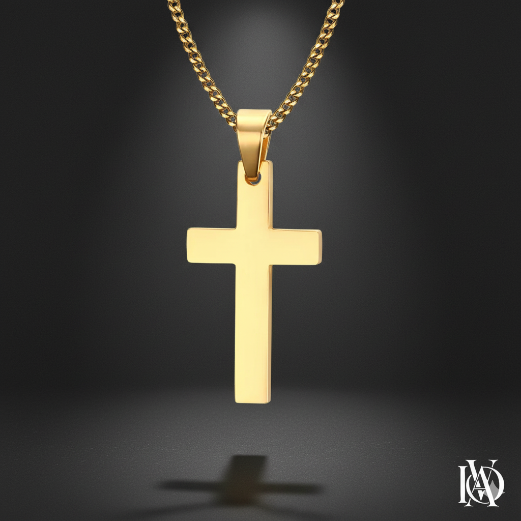 Colar Masculino - Cruz Sagrada de Deus