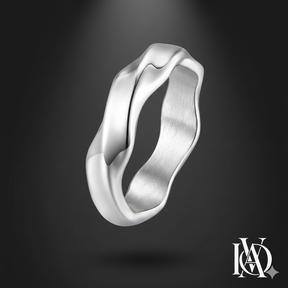 Anel Masculino – Alpha - em Aço