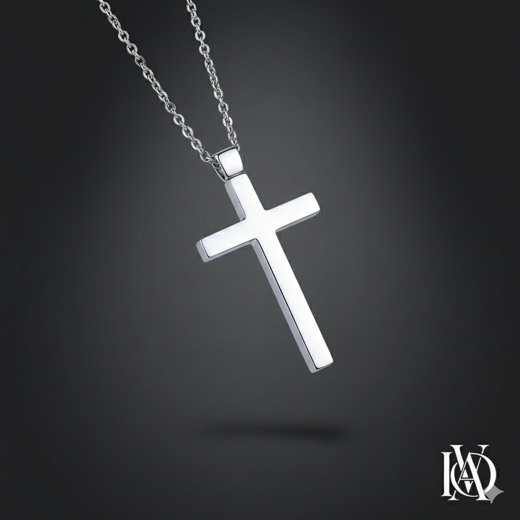 Colar Masculino - Cruz Sagrada de Deus