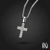 Cordão Masculino - Cruz Diamantada