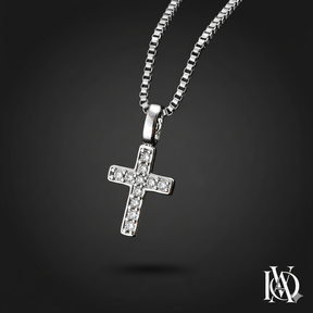 Cordão Masculino - Cruz Diamantada