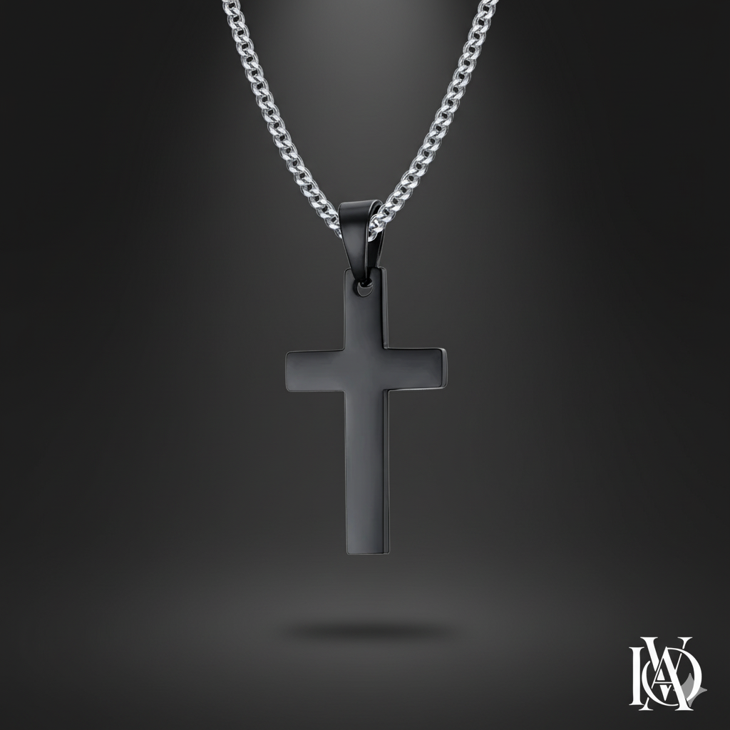 Colar Masculino - Cruz Sagrada de Deus