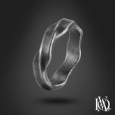 Anel Masculino – Alpha - em Aço