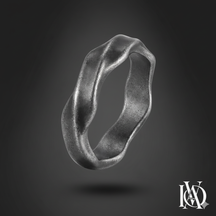 Anel Masculino – Alpha - em Aço