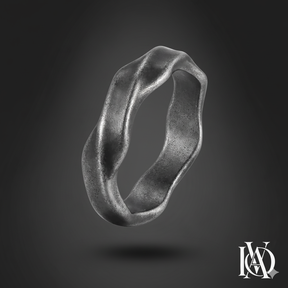 Anel Masculino – Alpha - em Aço