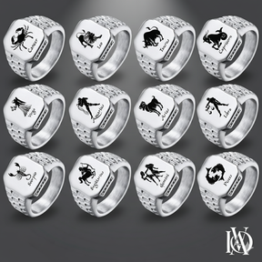 Anel Masculino - Zodíaco