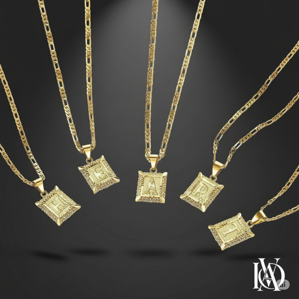 Colar Masculino - Primeira Letra