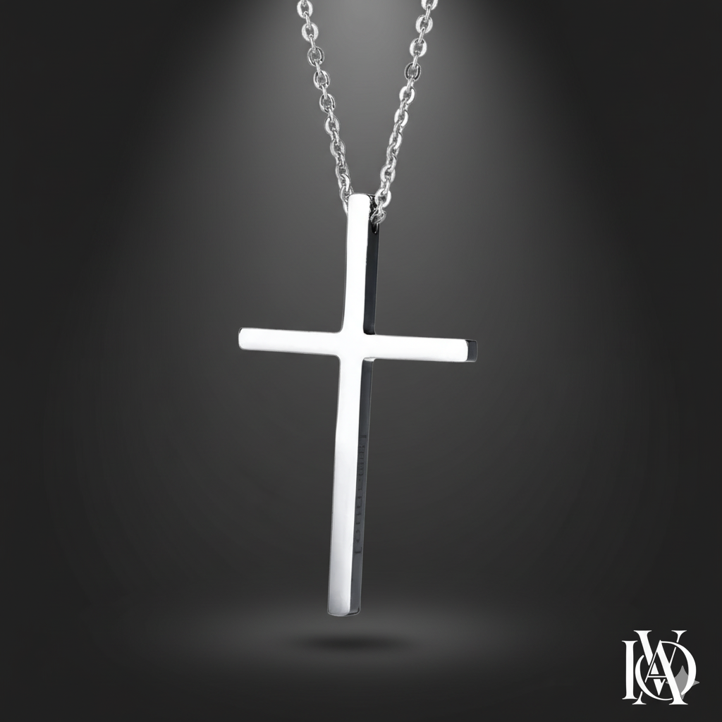 Colar Masculino - Cruz Sagrada de Deus