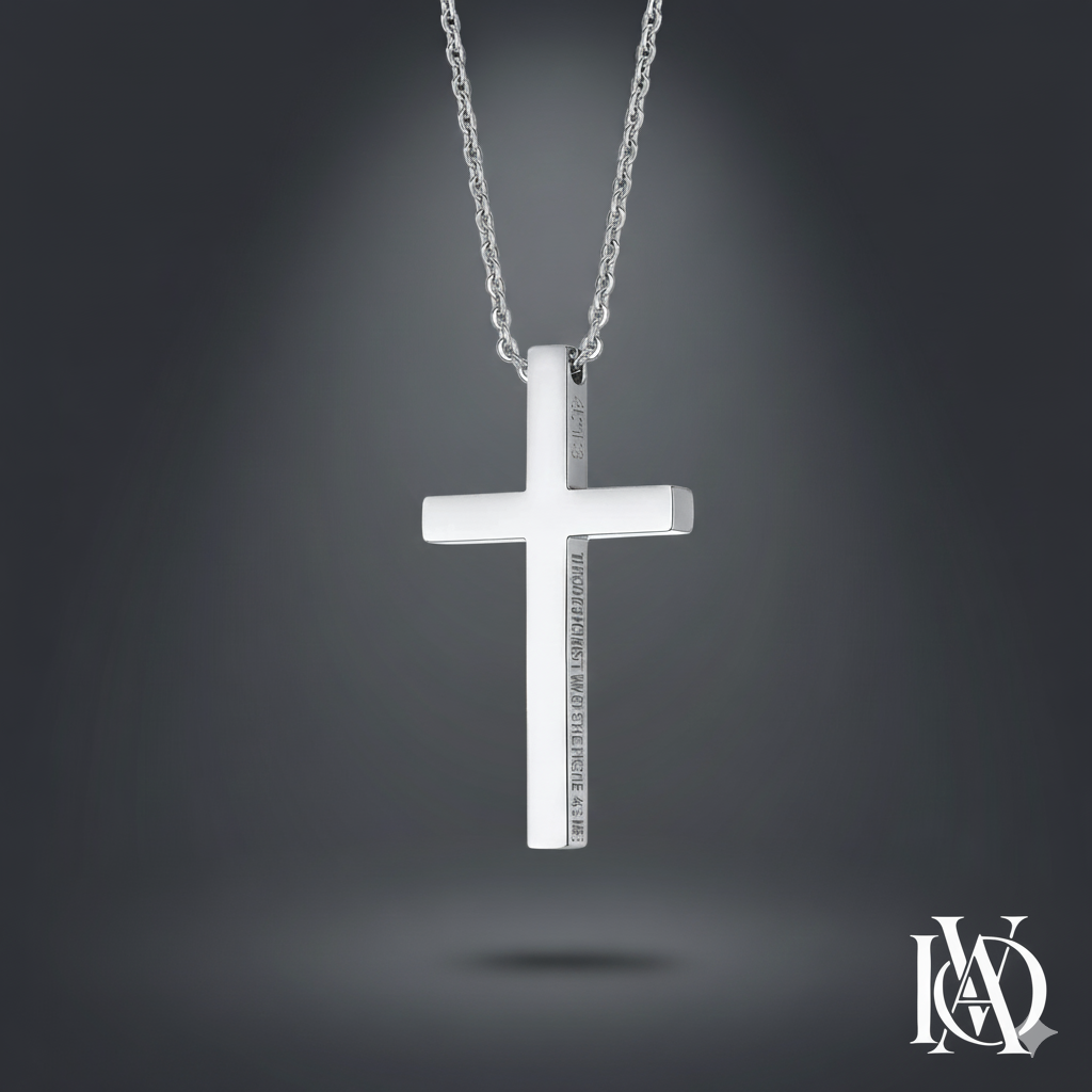 Colar Masculino - Cruz Sagrada de Deus