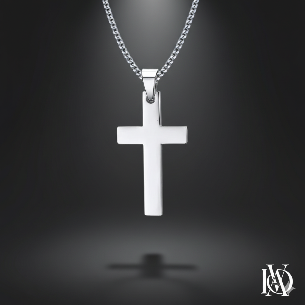 Colar Masculino - Cruz Sagrada de Deus