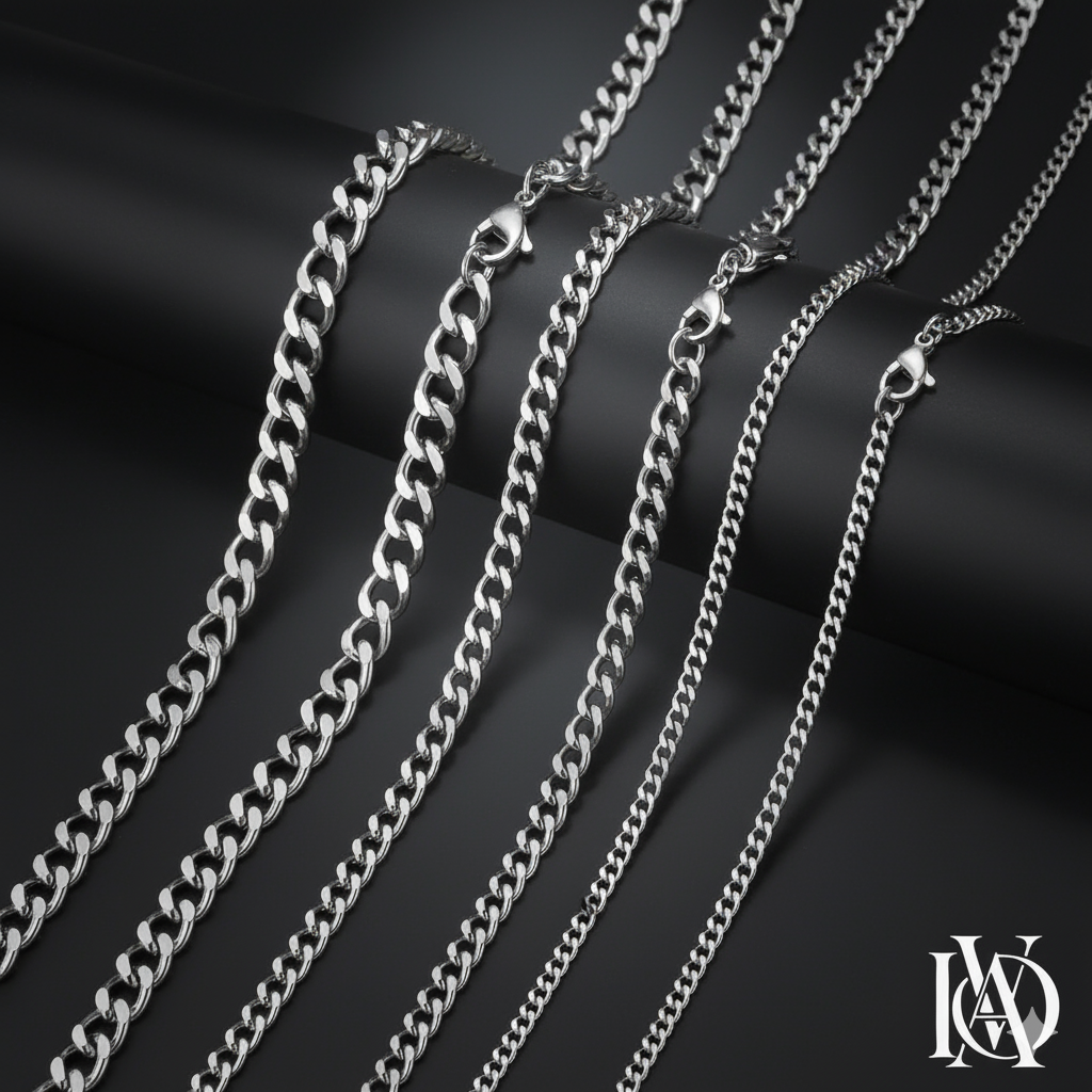 Cordão Masculino - Corrente Fina em Prata
