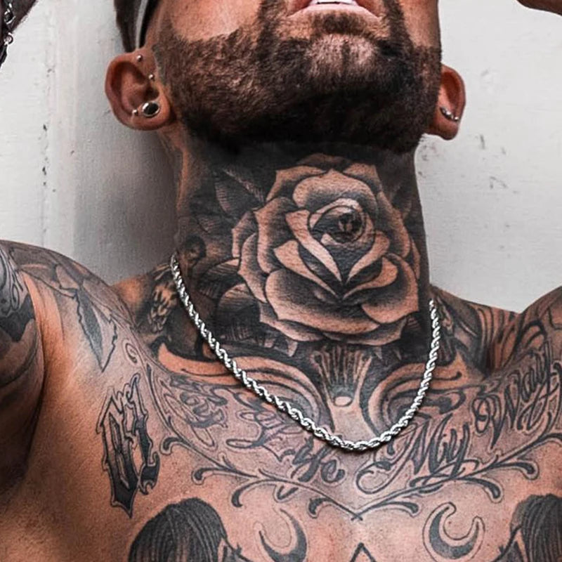 Colar Masculino - Corrente Trançada