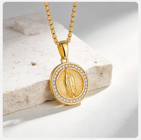 Colar Masculino Aço Inox - Nossa Senhora de Guadalupe