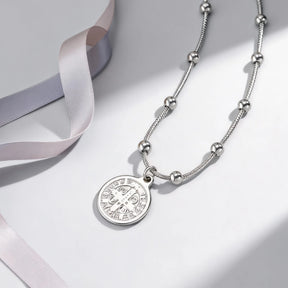 Gargantilha Feminina Aço Inox - Medalha de São Bento