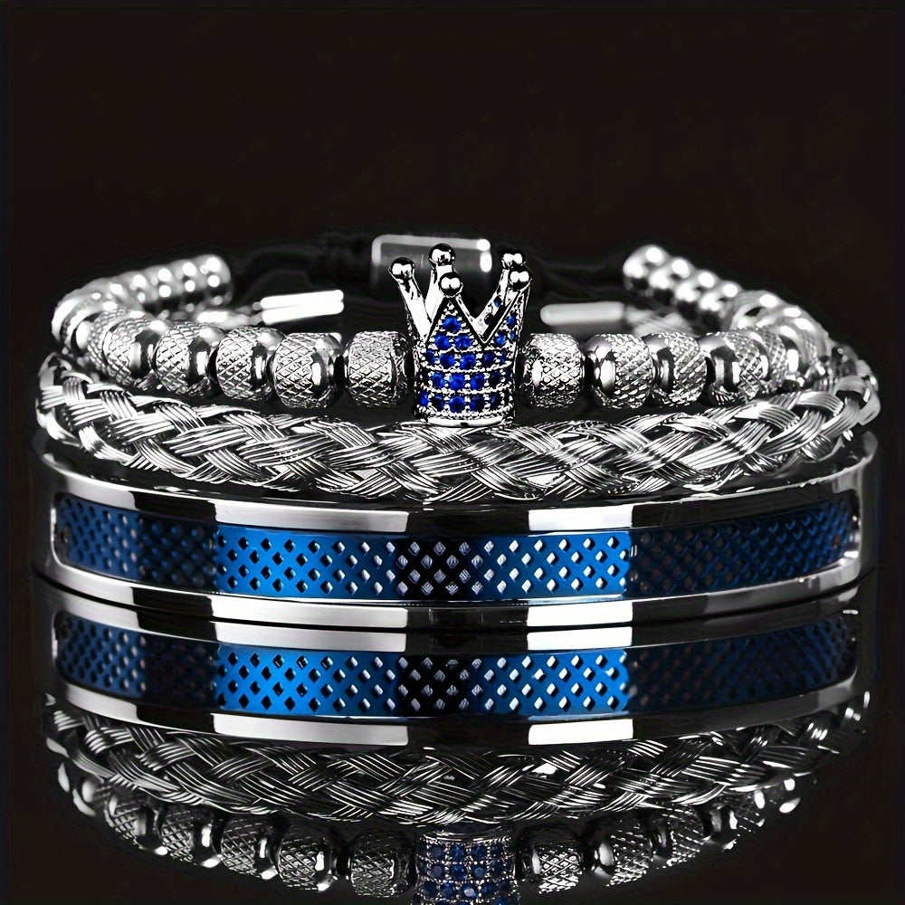 Pulseira Metálica - Coroa do Monarca