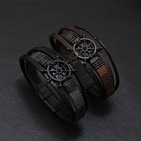 Pulseira de Couro - O Bucaneiro