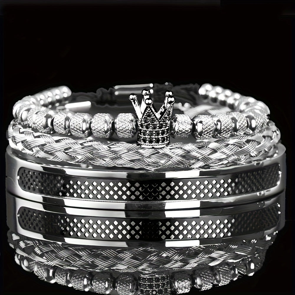 Pulseira Metálica - Coroa do Monarca