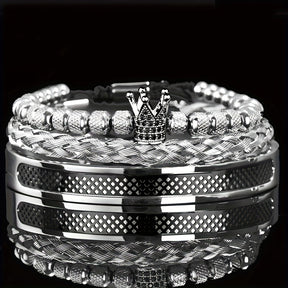 Pulseira Metálica - Coroa do Monarca