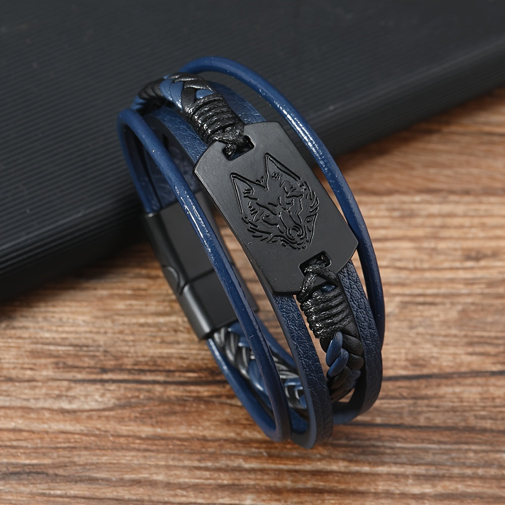 Pulseira de Couro Viking