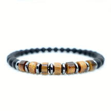 Pulseira Miçanga Marmorizada - Imperador - Fina